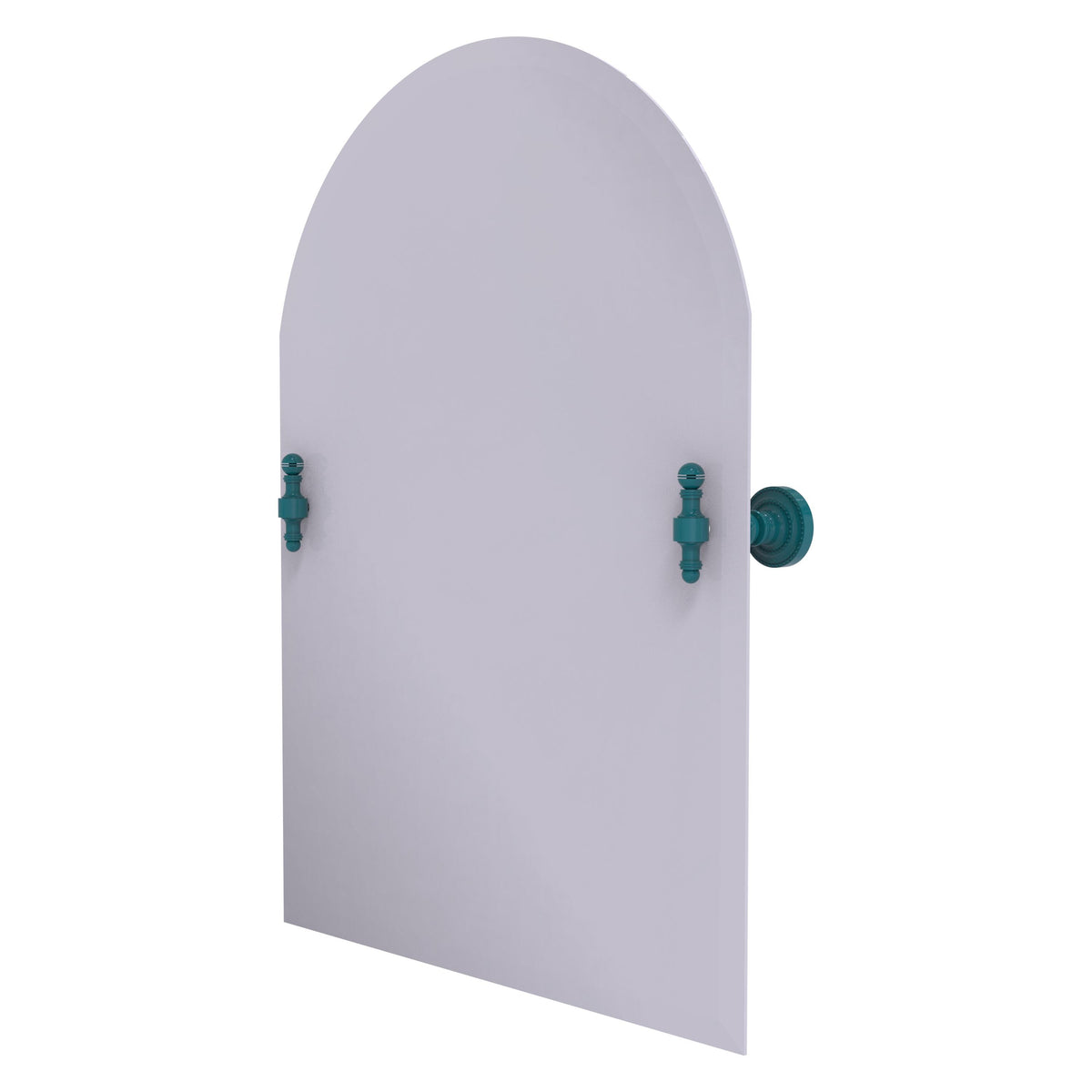 Frameless Arched Top Tilt Mirror with Beveled Edge