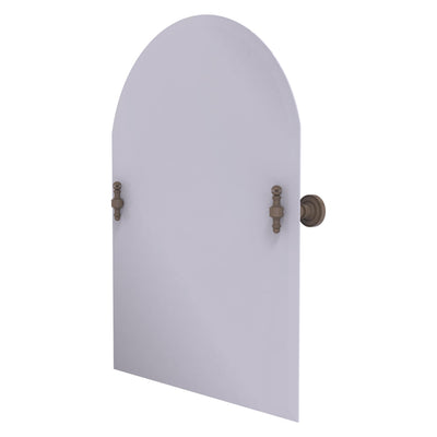 Frameless Arched Top Tilt Mirror with Beveled Edge