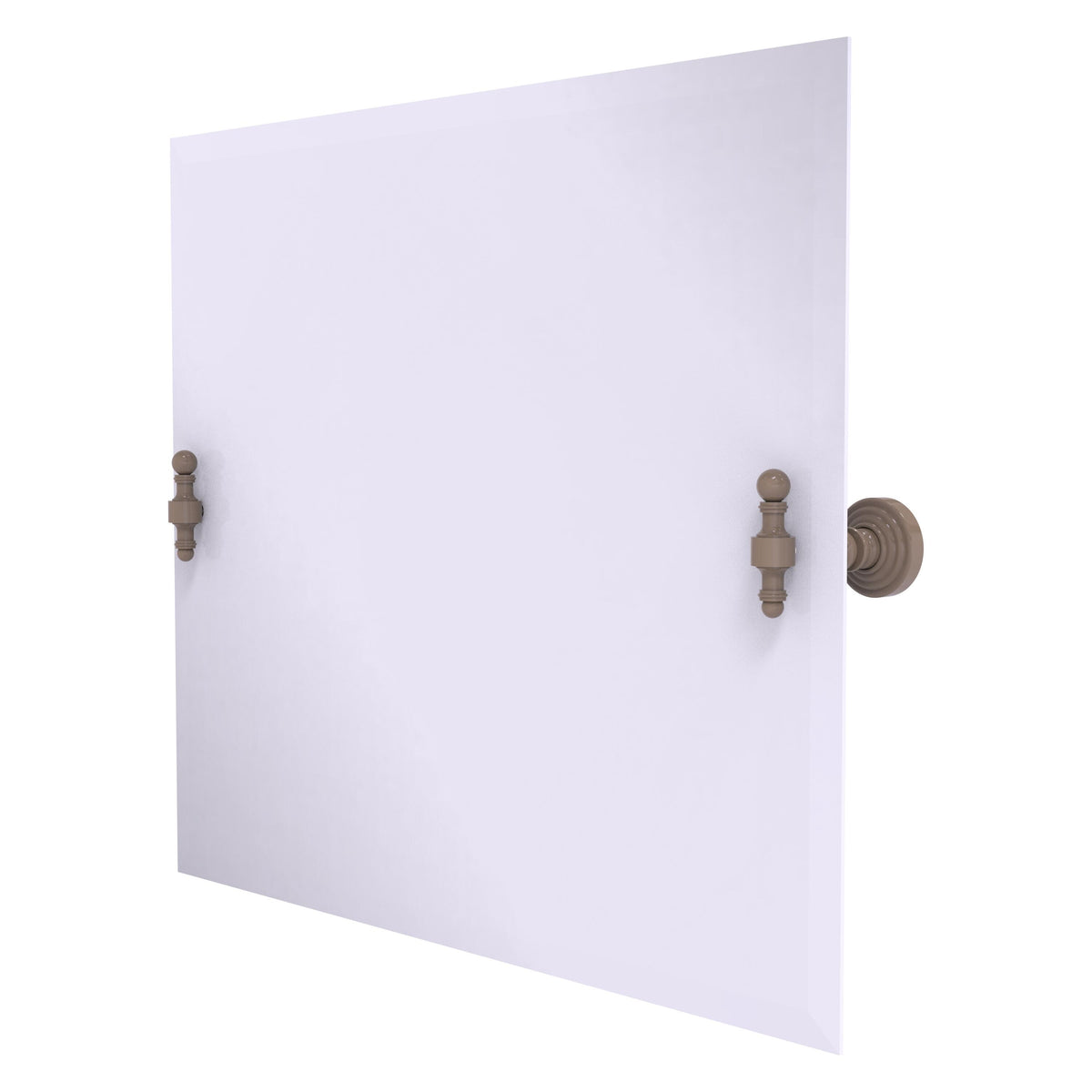 Frameless Landscape Rectangular Tilt Mirror with Beveled Edge