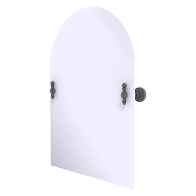 Frameless Arched Top Tilt Mirror with Beveled Edge