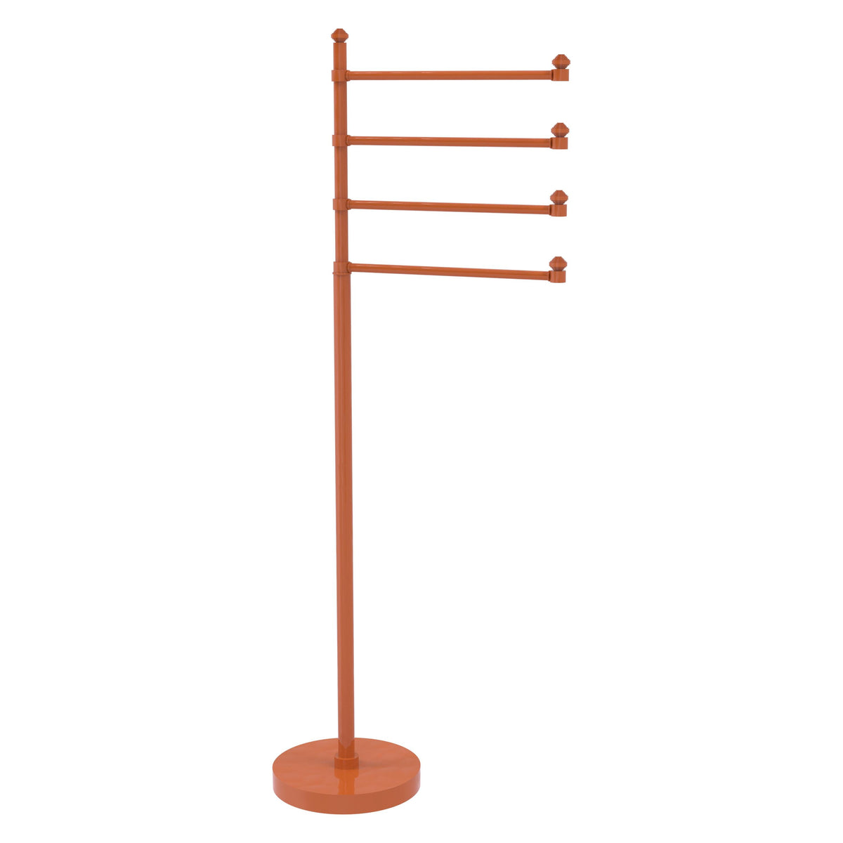 Freestanding 4 Pivoting Swing Arm Towel Stand