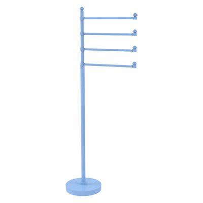 Freestanding 4 Pivoting Swing Arm Towel Stand