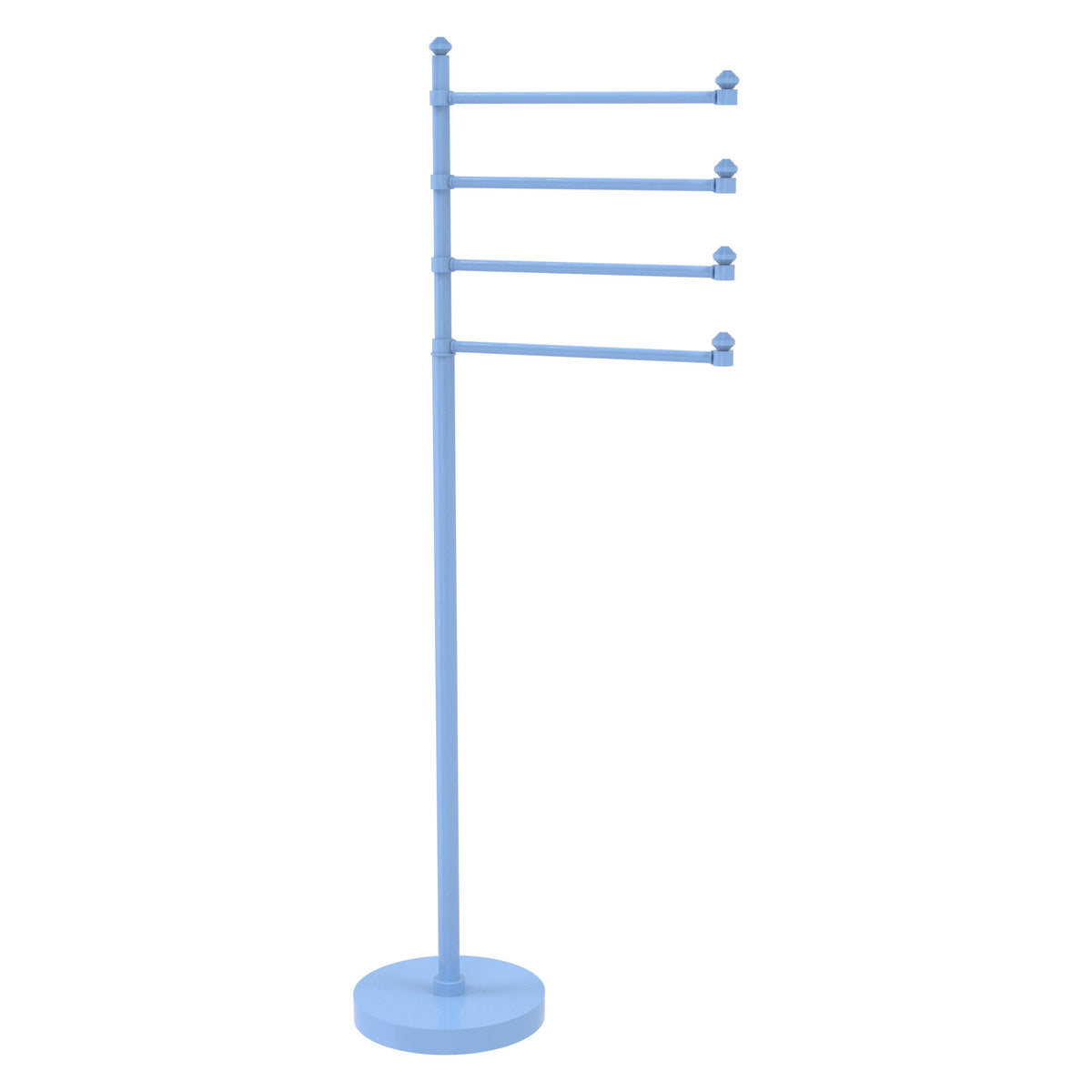 Freestanding 4 Pivoting Swing Arm Towel Stand