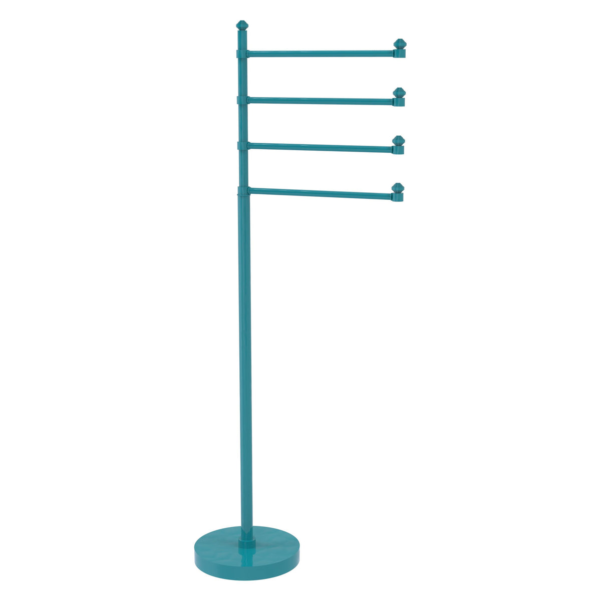Freestanding 4 Pivoting Swing Arm Towel Stand