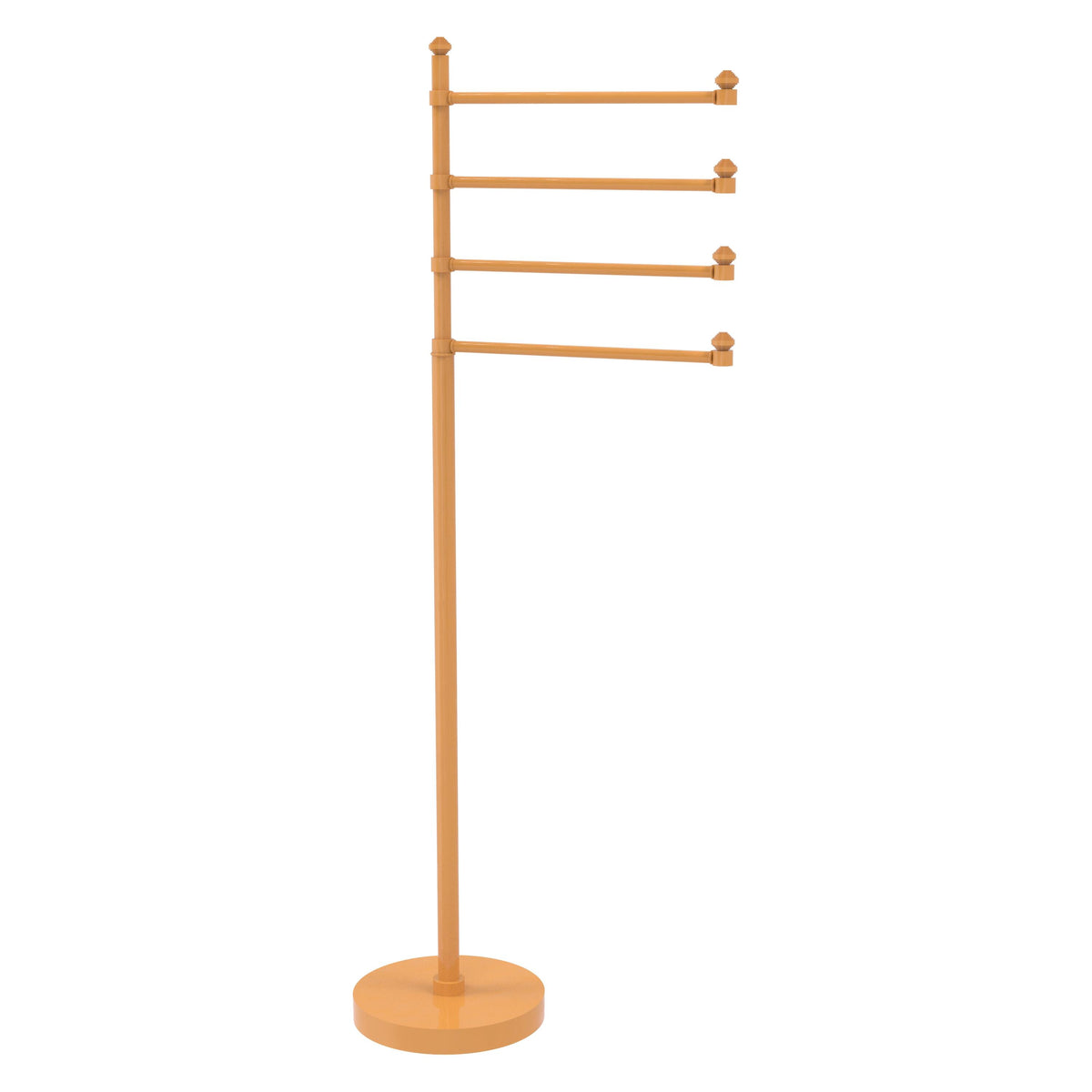 Freestanding 4 Pivoting Swing Arm Towel Stand