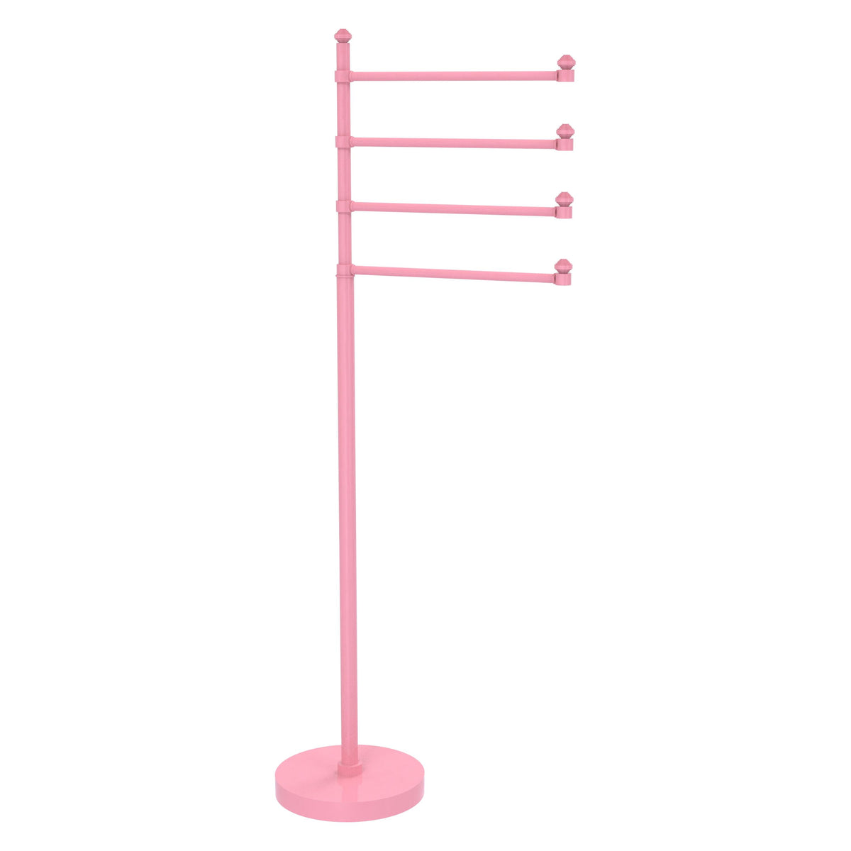 Freestanding 4 Pivoting Swing Arm Towel Stand
