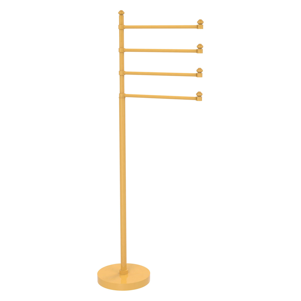 Freestanding 4 Pivoting Swing Arm Towel Stand