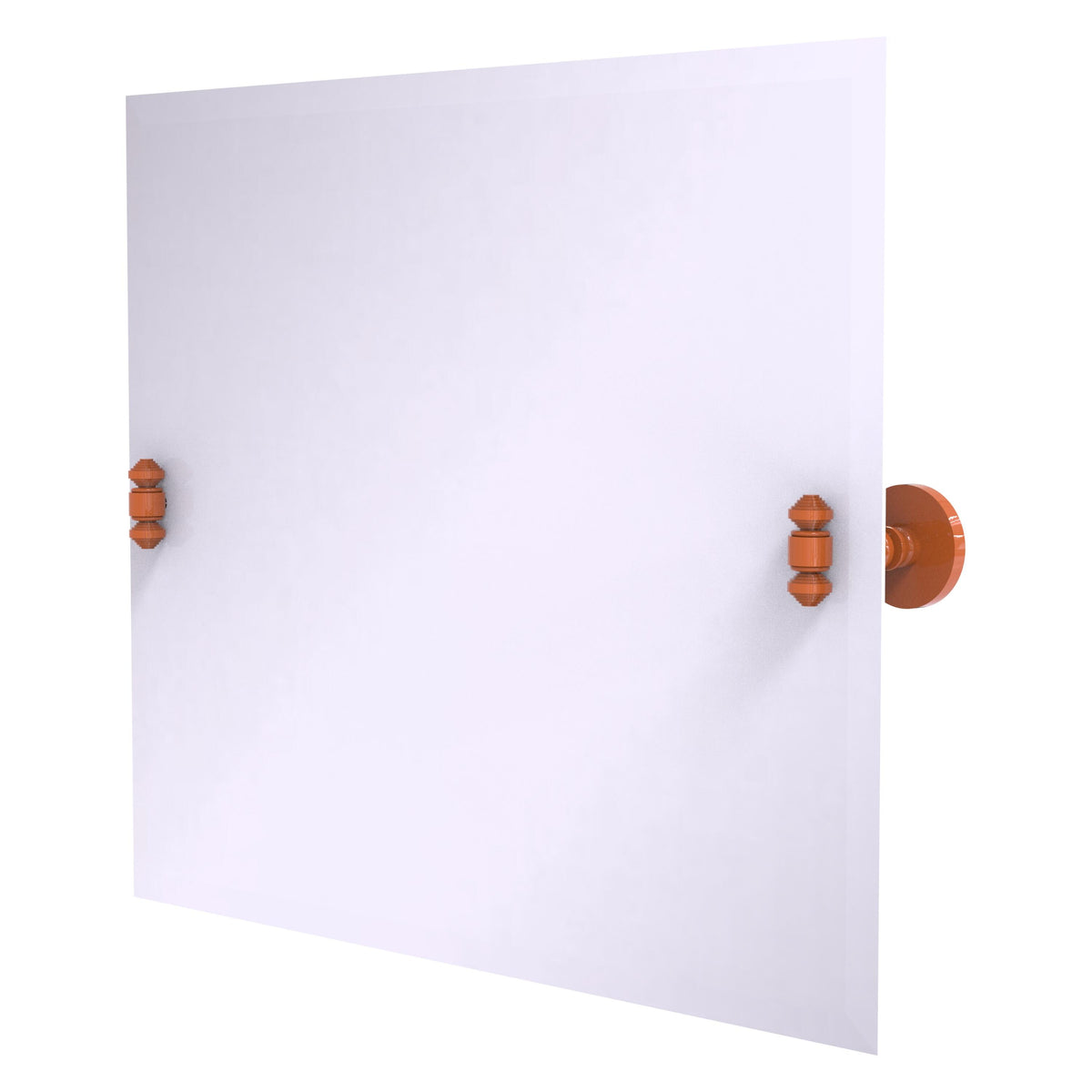 Frameless Landscape Rectangular Tilt Mirror with Beveled Edge