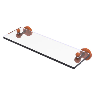Sag Harbor Collection Glass Vanity Shelf with Beveled Edges