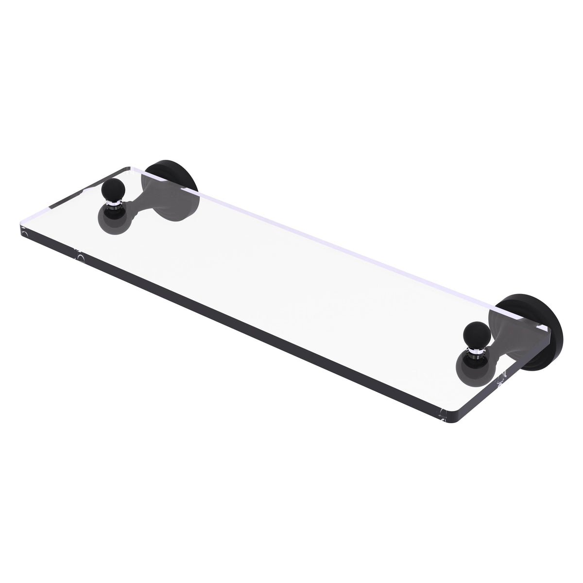 Sag Harbor Collection Glass Vanity Shelf with Beveled Edges