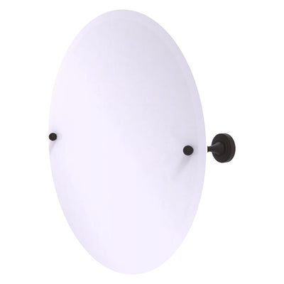 Sag Harbor Collection Frameless Round Tilt Mirror with Beveled Edge