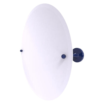 Shadwell Collection Frameless Round Tilt Mirror with Beveled Edge