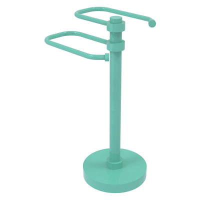 Freestanding Two Arm Guest Towel Valet