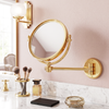 8 Inch Wall Mounted Make-Up Mirror with Smooth Accents