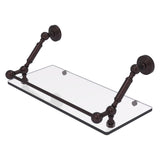 Waverly Place Floating Glass Shelf with Gallery Rail