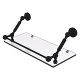 Waverly Place Floating Glass Shelf with Gallery Rail