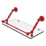 Waverly Place Floating Glass Shelf with Gallery Rail