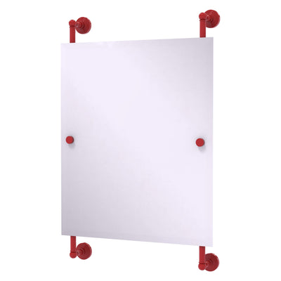 Waverly Place Collection Rectangular Frameless Rail Mounted Mirror
