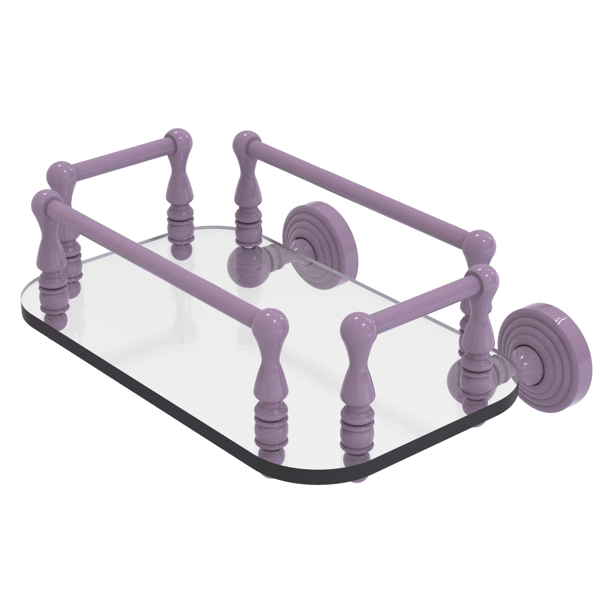 Waverly Place Collection Wall Mounted Glass Guest Towel Tray
