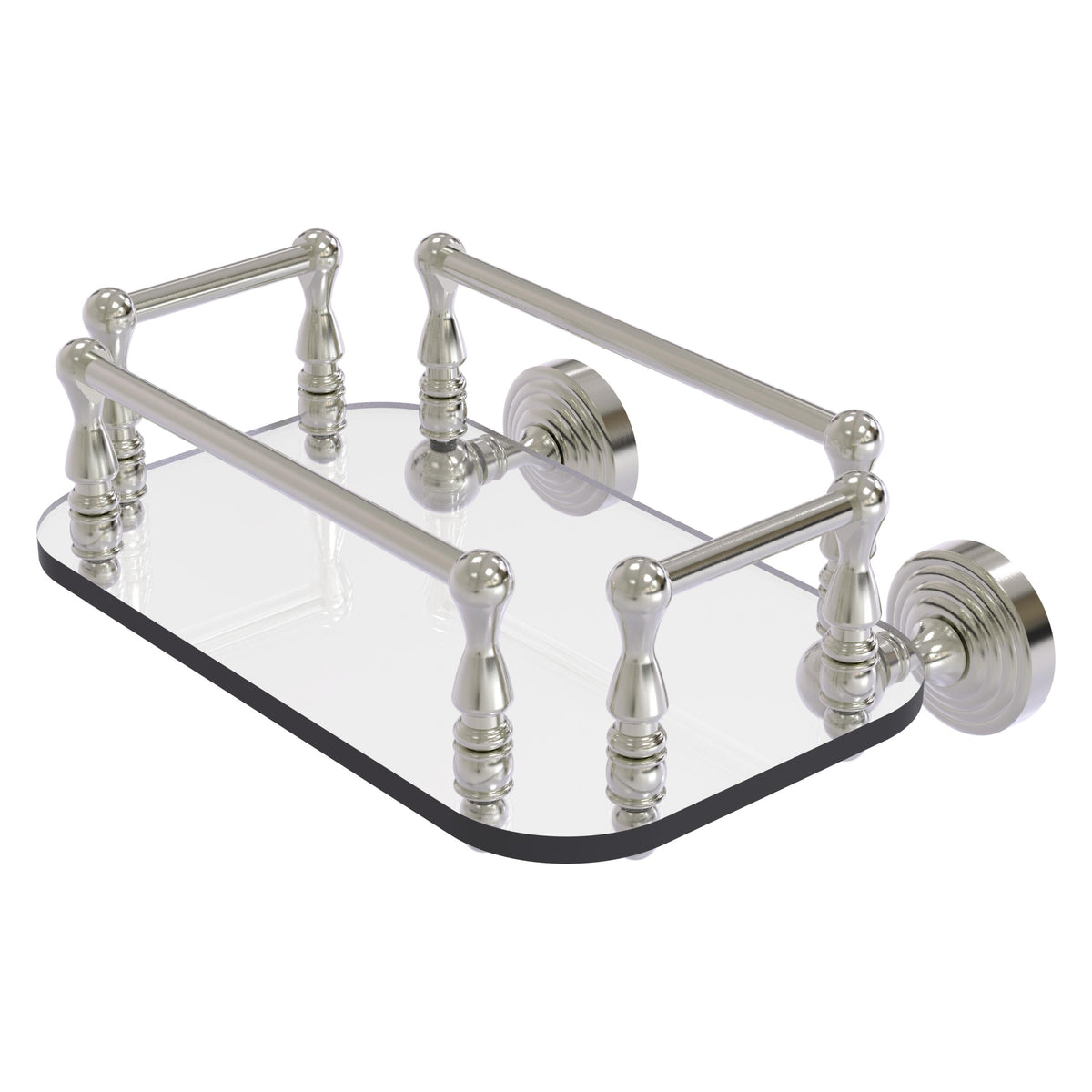 Waverly Place Collection Wall Mounted Glass Guest Towel Tray