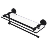 Waverly Place Collection Paper Towel Holder with Gallery Rail Glass Shelf
