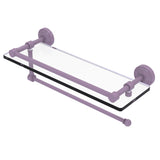 Waverly Place Collection Paper Towel Holder with Gallery Rail Glass Shelf