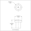 3/4 Inch Cabinet Knob
