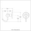 Continental Collection Robe Hook