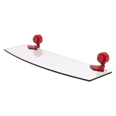 Venus Collection Glass Shelf with Smooth Accents