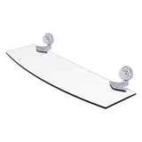 Venus Collection Glass Shelf with Twisted Accents