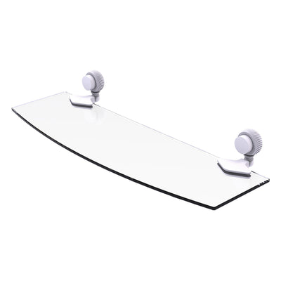 Venus Collection Glass Shelf with Twisted Accents