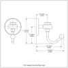 Satellite Orbit One Collection Robe Hook