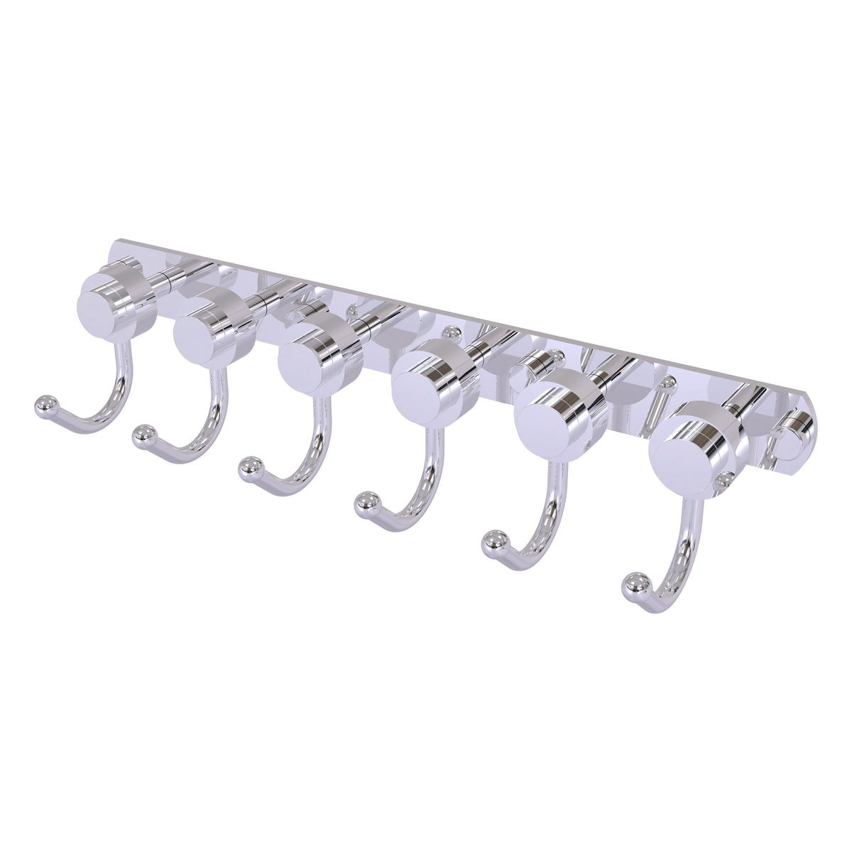 Mercury Collection 6 Position Tie and Belt Rack with Dotted Accent