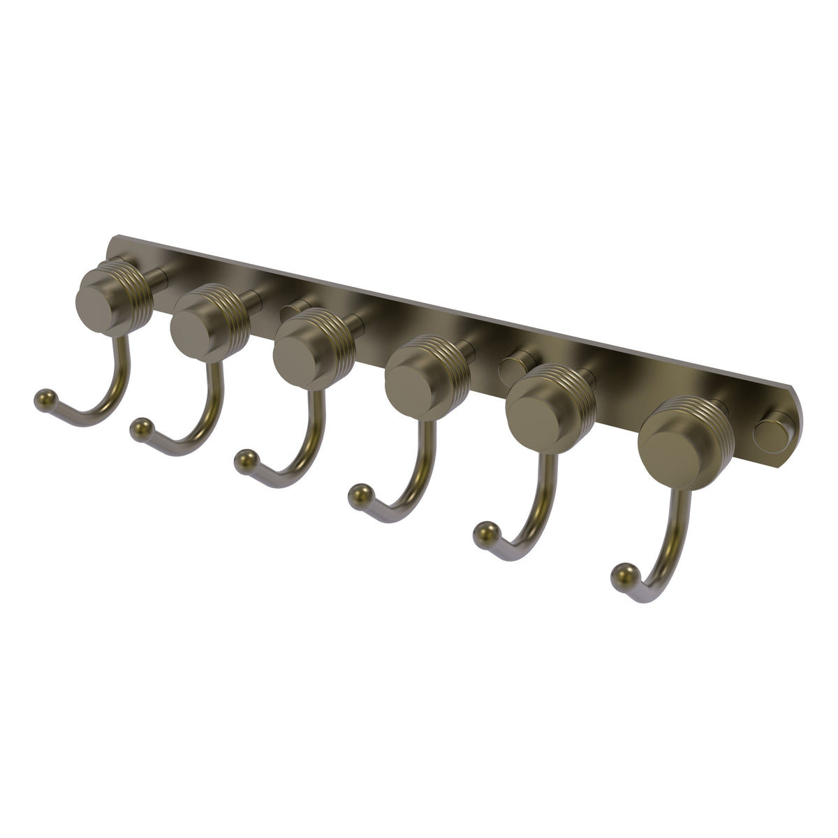 Mercury Collection 6 Position Tie and Belt Rack with Dotted Accent