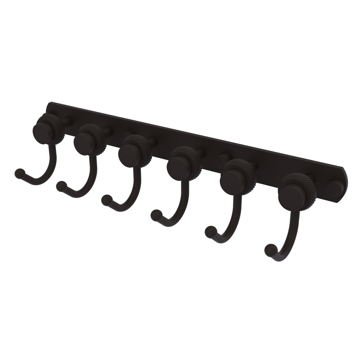 Mercury Collection 6 Position Tie and Belt Rack with Dotted Accent