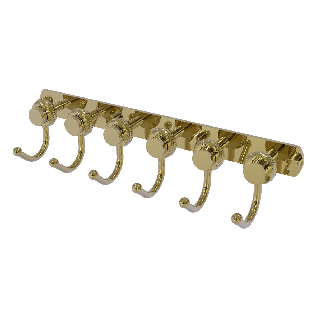 Mercury Collection 6 Position Tie and Belt Rack with Dotted Accent