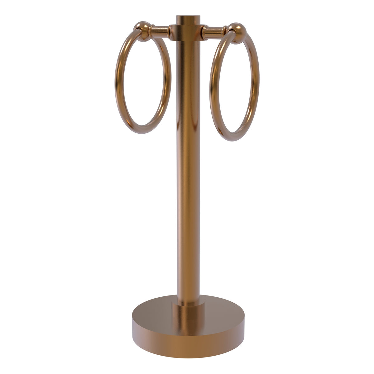 Vanity Top 2 Towel Ring Guest Towel Valet