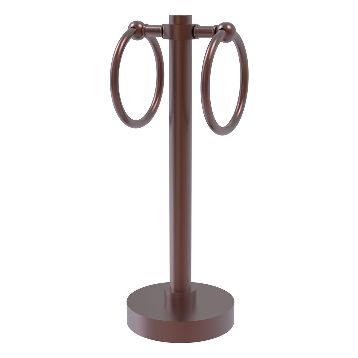 Vanity Top 2 Towel Ring Guest Towel Valet