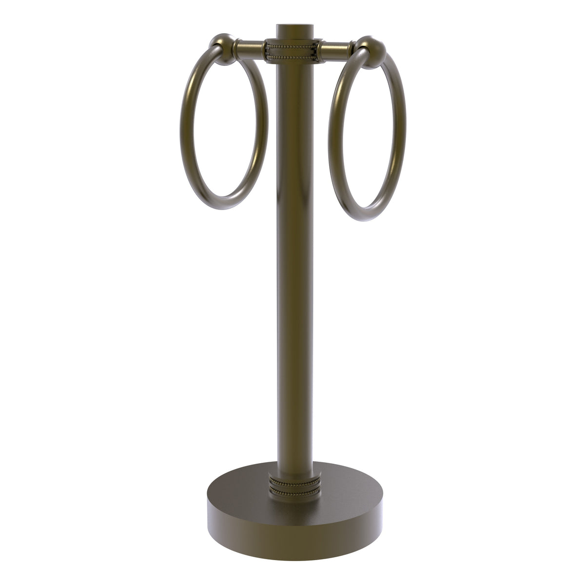 Vanity Top 2 Towel Ring Guest Towel Valet
