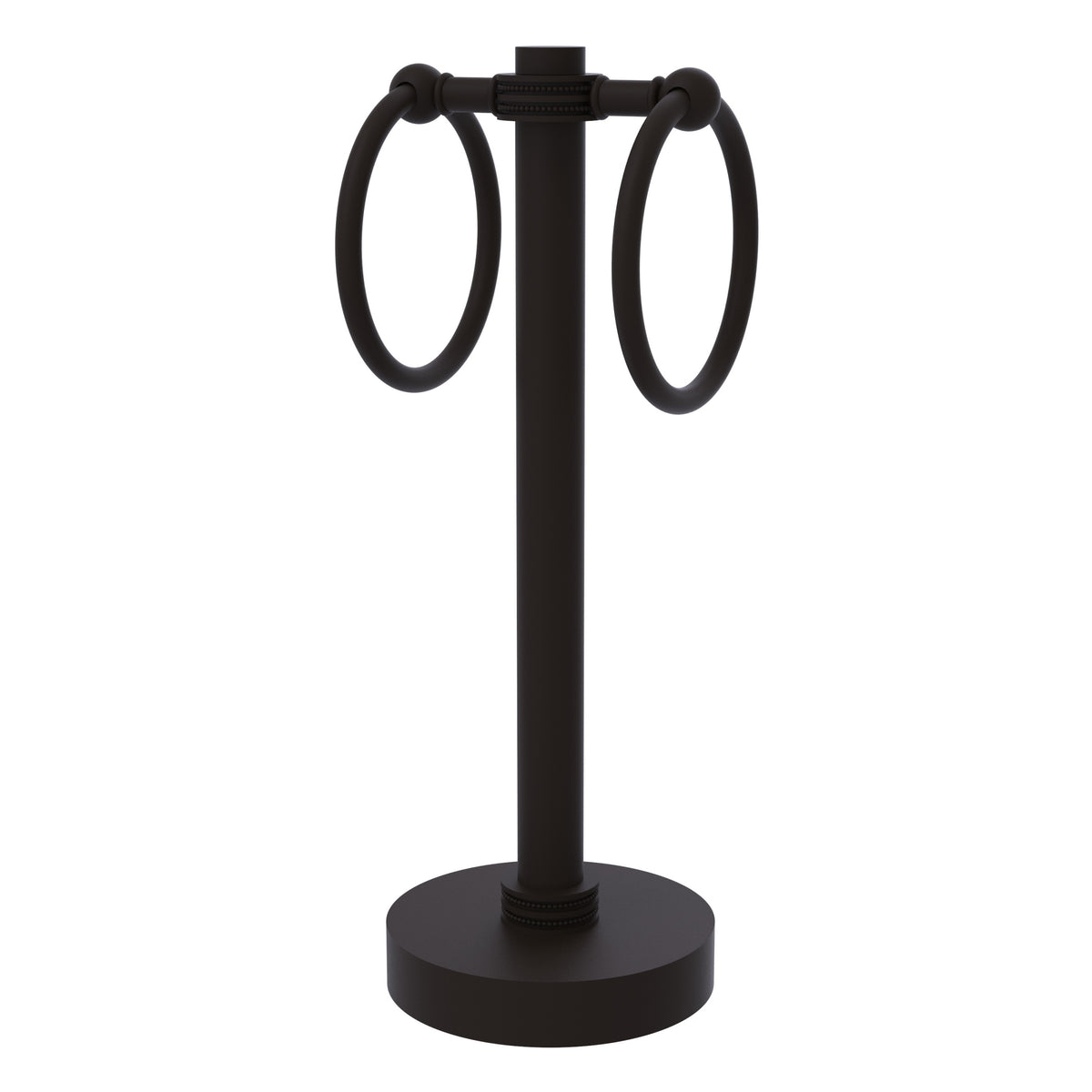 Vanity Top 2 Towel Ring Guest Towel Valet