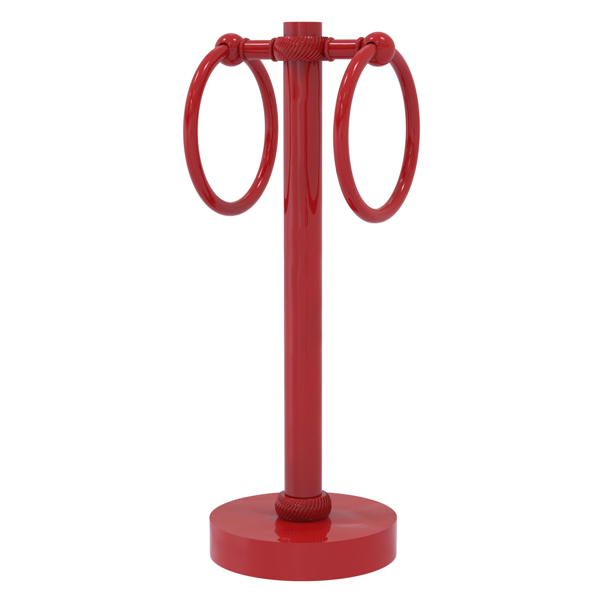 Vanity Top 2 Towel Ring Guest Towel Valet