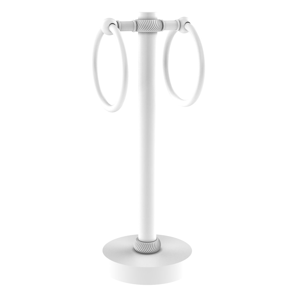 Vanity Top 2 Towel Ring Guest Towel Valet