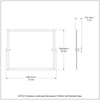 Frameless Landscape Rectangular Tilt Mirror with Beveled Edge