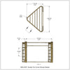 Double Tier Corner Shower Basket