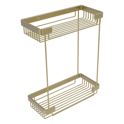 Double Tier Rectangular Toiletry Shower Basket