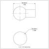 1-1/4 Inch Cabinet Knob