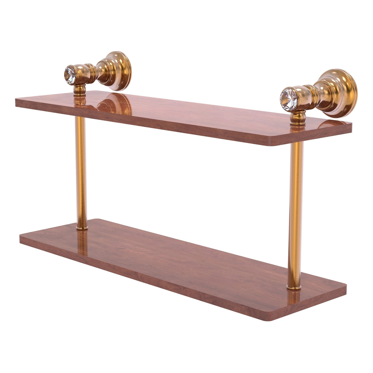 Carolina Crystal Collection Two Tiered Wood Shelf