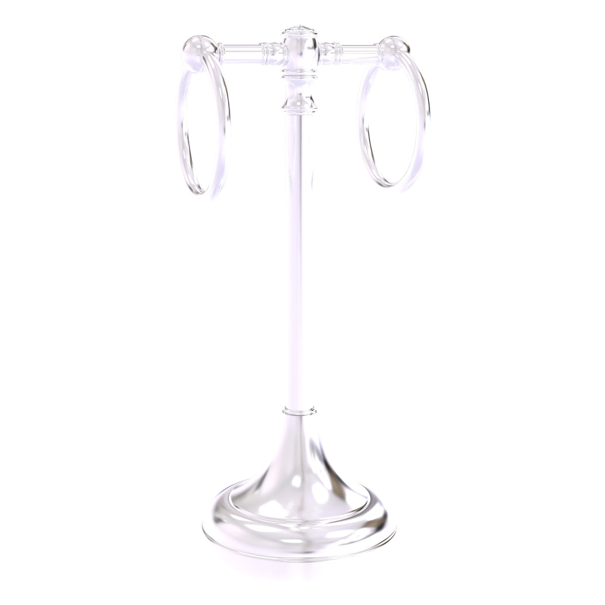 Carolina Crystal Collection 2 Ring Guest Towel Stand