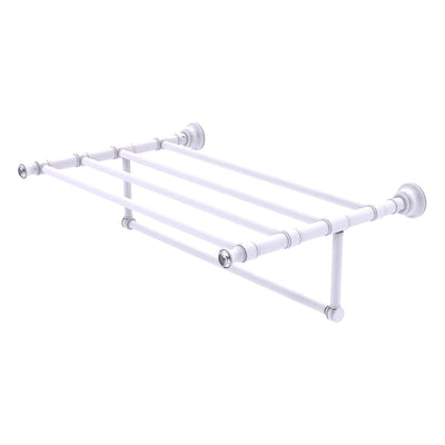 Carolina Crystal Collection Towel Shelf with Integrated Towel Bar