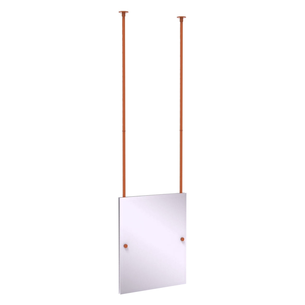 Frameless Rectangle Ceiling Hung Mirror
